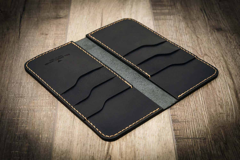 6 Unexpected Men’s Long Wallet Benefits — Bull Sheath Leather