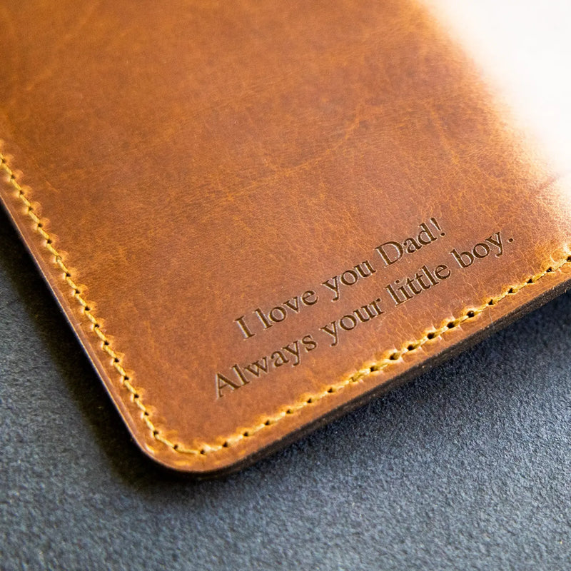 Custom Wallets for Men with Personal Touch — handmade leather wallet personalization | Bull Sheath Leather