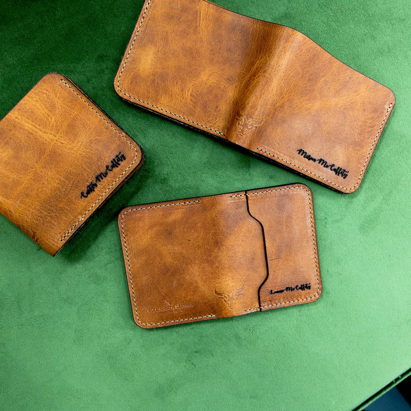 Best Tan Leather Wallets for Men — saddle tan and chestnut leather wallet guide | Bull Sheath Leather