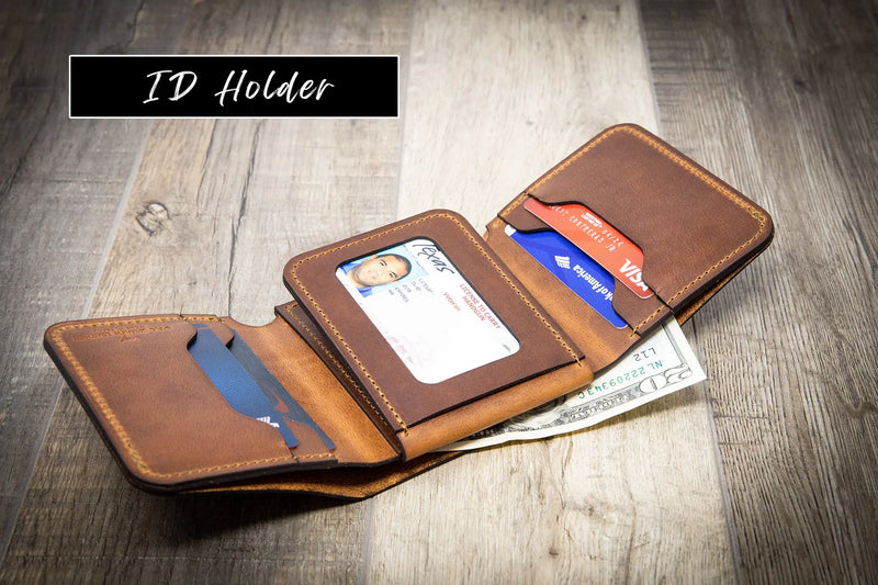 Durable Trifold ID Wallet - Find the Perfect Fit for Your Needs — Bull Sheath Leather