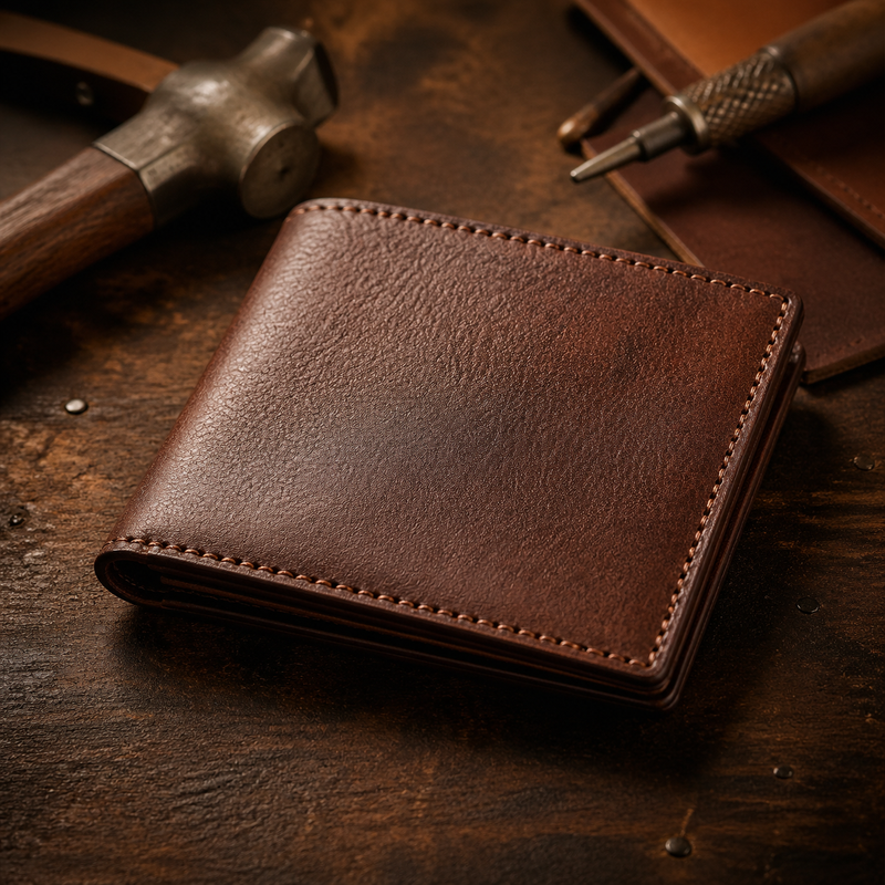 How to break in a leather wallet — Bull Sheath Leather