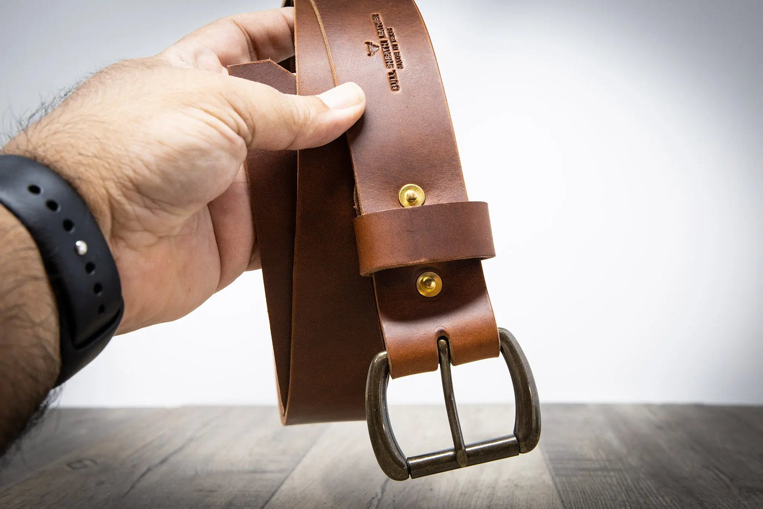 Men's Leather Belts — handmade leather belts made in Texas | Bull Sheath Leather