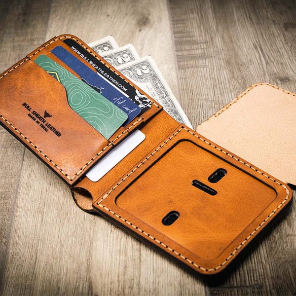 Badge Bifold Wallets — leather badge bifold wallets for law enforcement | Bull Sheath Leather