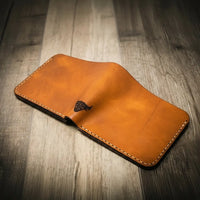 Badge Bifold Wallet - Alternate View - Bull Sheath Leather