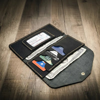 Sugar Land Clutch Wallet - Alternate View - Bull Sheath Leather