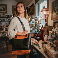 The Naomi Leather Tote Bag - Alternate View - Bull Sheath Leather