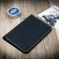 Nomad Leather Passport Holder - Alternate View - Bull Sheath Leather