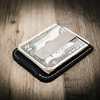 The Keller Money Clip - Alternate View - Bull Sheath Leather
