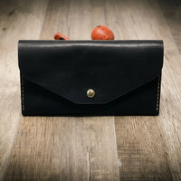 Badge Clutch Wallet - Alternate View - Bull Sheath Leather