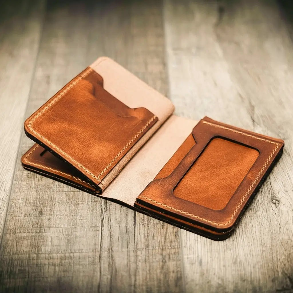 Federal Badge Wallets - Alternate View - Bull Sheath Leather