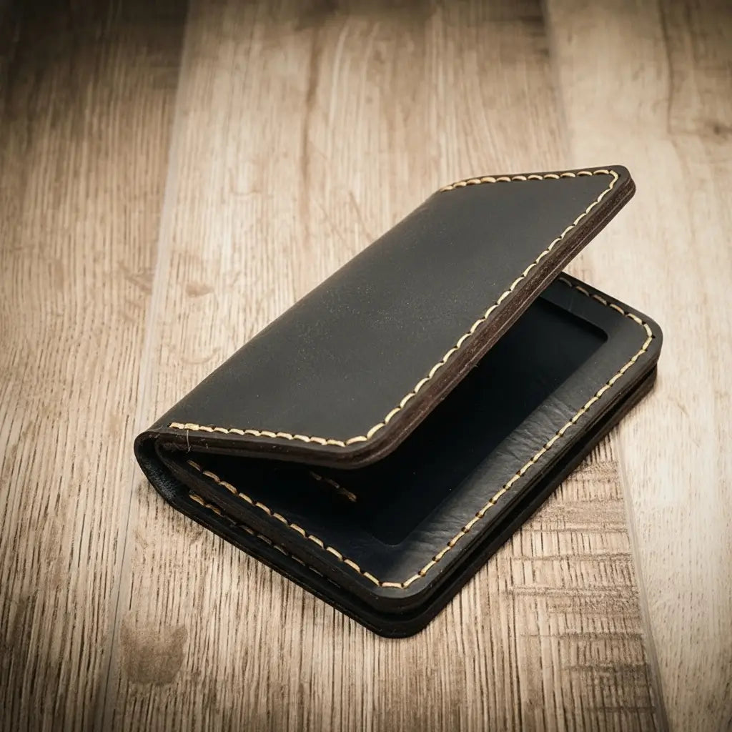 Federal Badge Wallets - Alternate View - Bull Sheath Leather