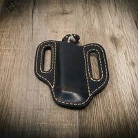 Custom Leather Knife Sheath - Alternate View - Bull Sheath Leather