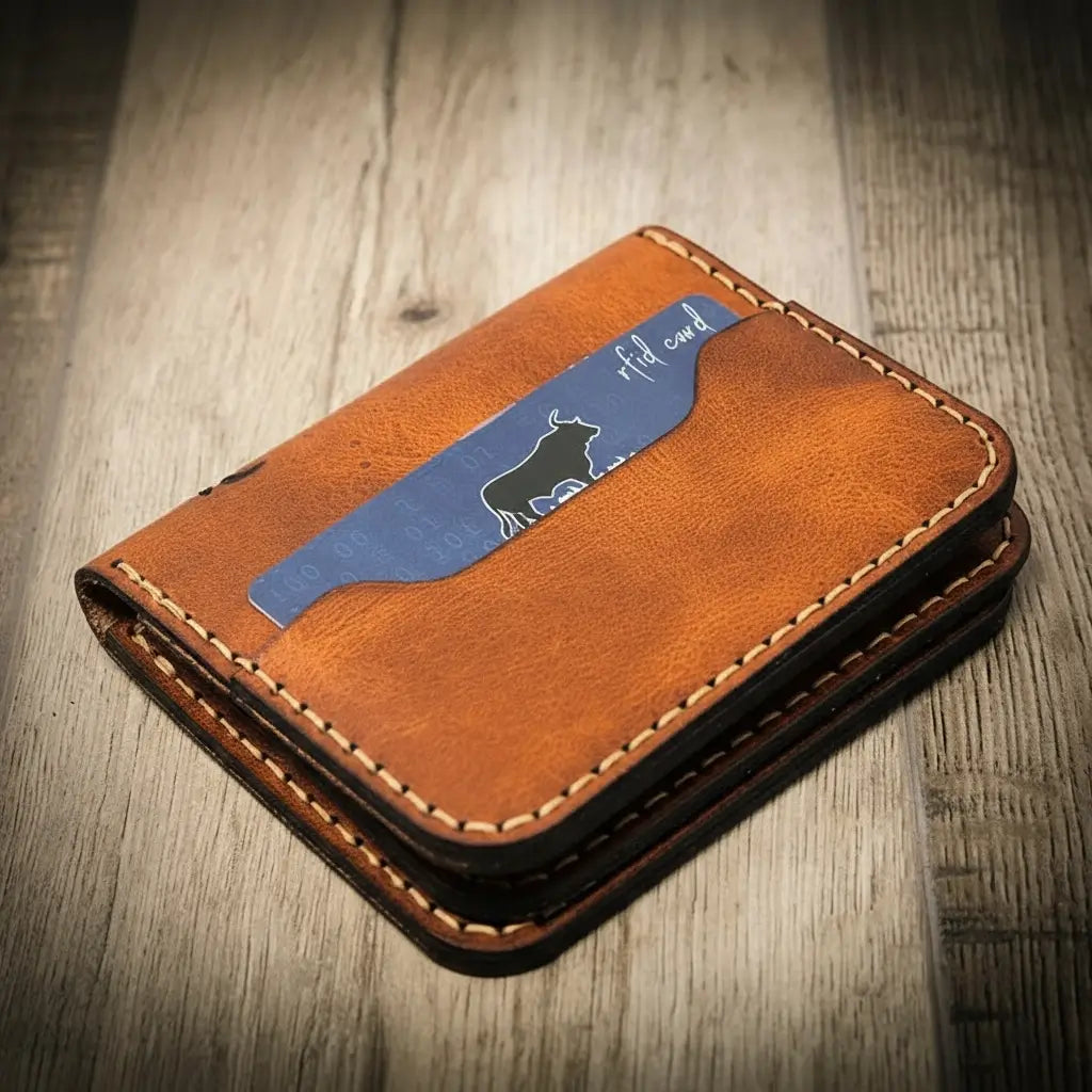 Custom Badge Wallet Chestnut

