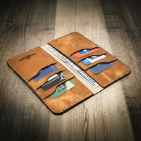 Handmade Mens Long Wallet
