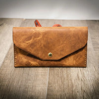Badge Clutch Wallet - Alternate View - Bull Sheath Leather