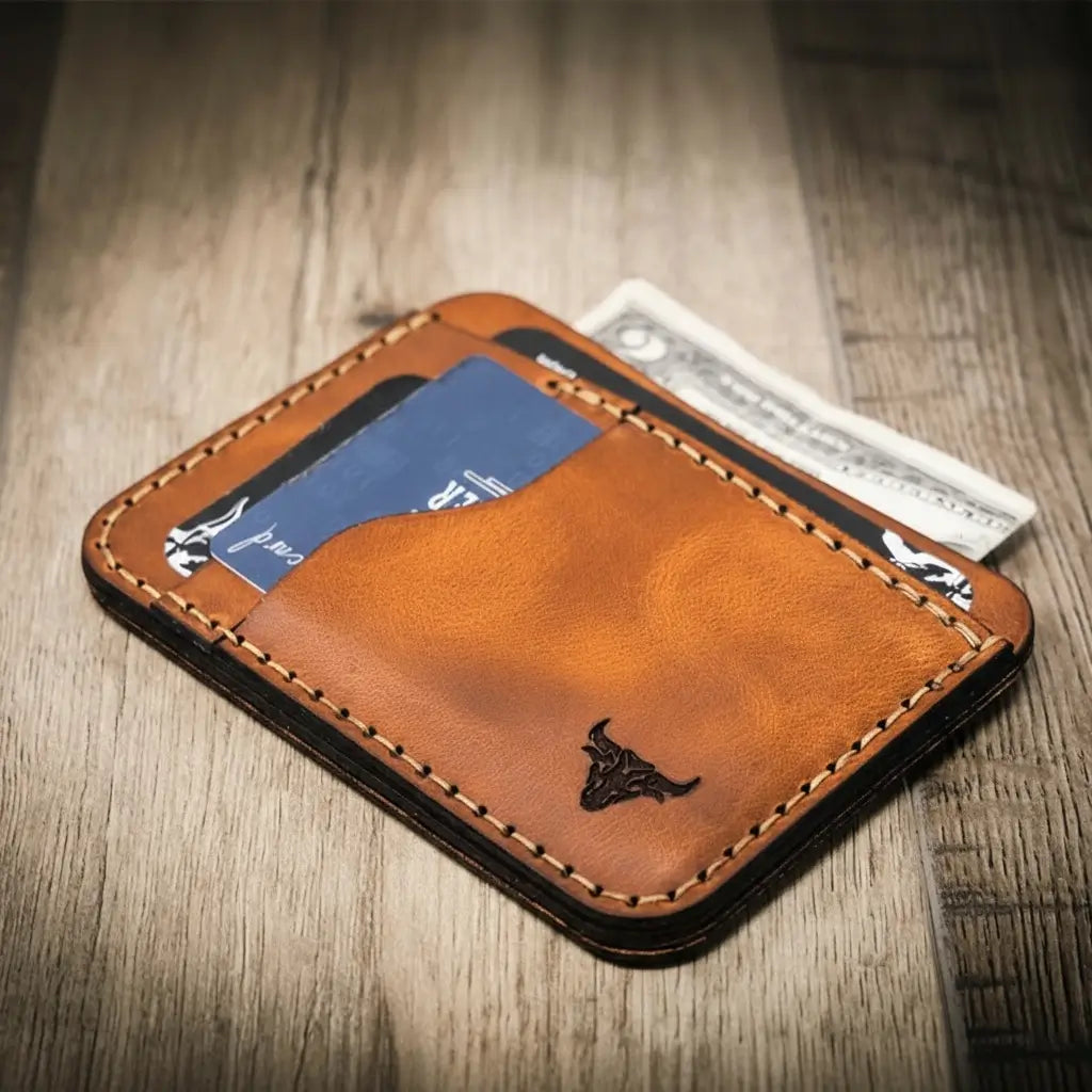 Mansfield Minimalist Wallet Bull Sheath Leather
