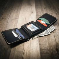 Made in the USA Trifold Badge Wallet
