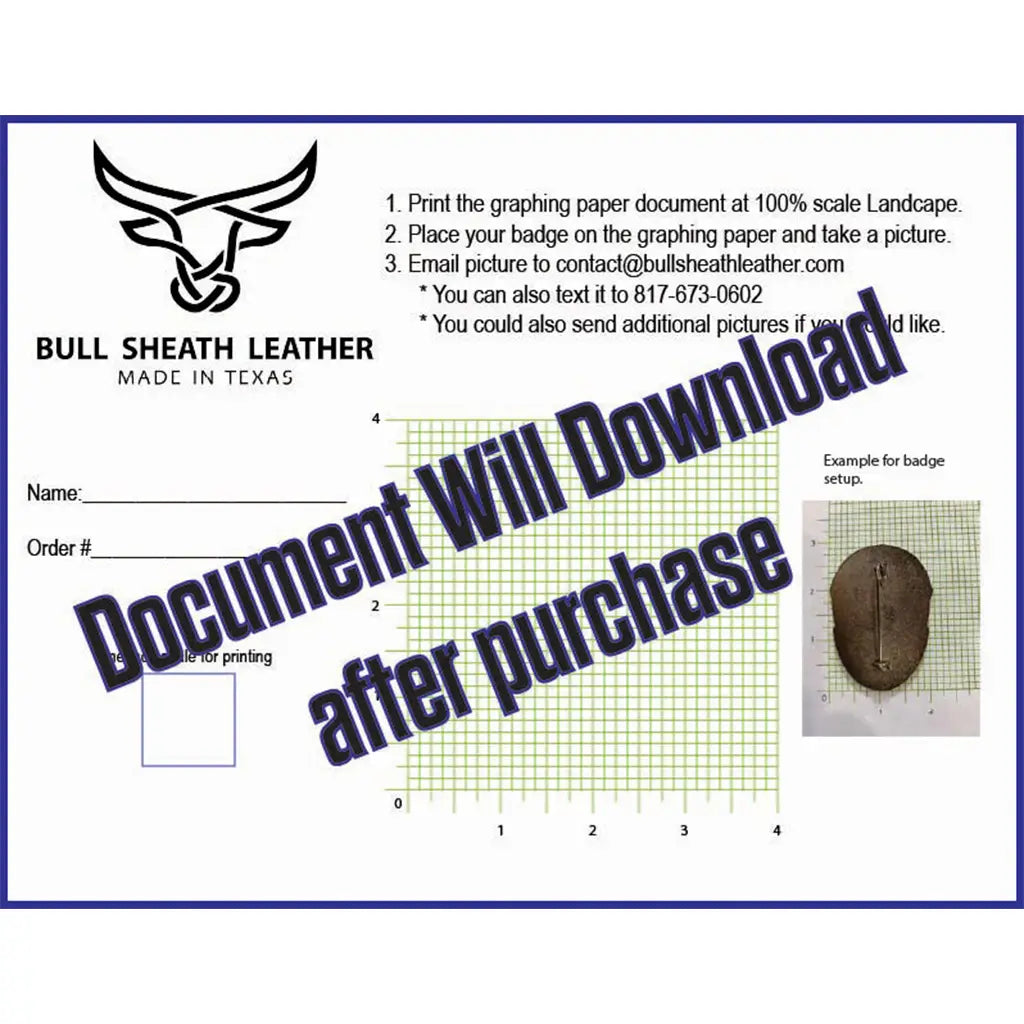 Federal Badge Wallets - Alternate View - Bull Sheath Leather
