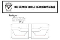 Rio Grande Wallet Leather Crafting Pattern